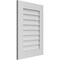 Ekena Millwork Vertical Surface Mount PVC Gable Vent: Non-Functional, w/ 3-1/2"W x 1"P Standard Frame, 20"W x 28"H GVPVE20X2801SN - alternate 5